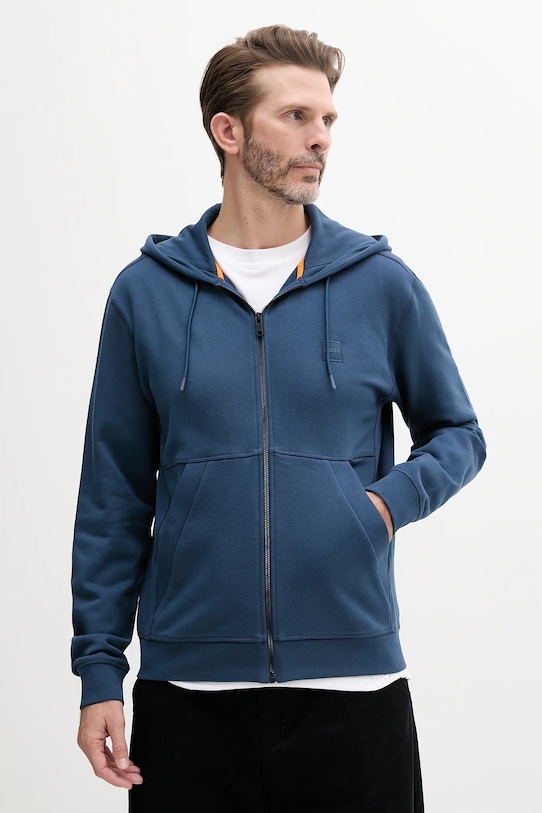 Хлопковая толстовка Boss Orange, темно-синий
Хлопковая толстовка Boss Orange, темно-синий