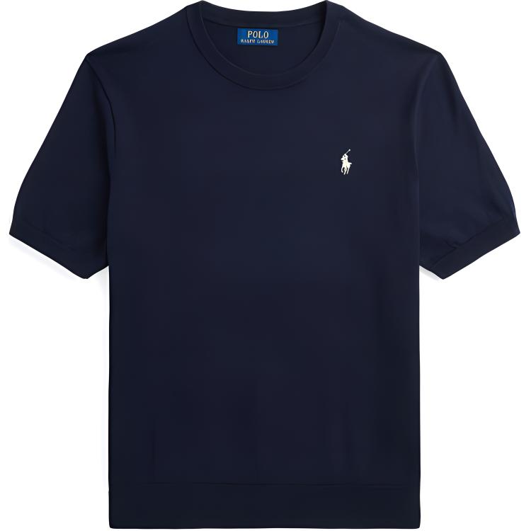 Хлопковый свитер с круглым вырезом Polo Ralph Lauren, темно-синий
Хлопковый свитер с круглым вырезом Polo Ralph Lauren, темно-синий