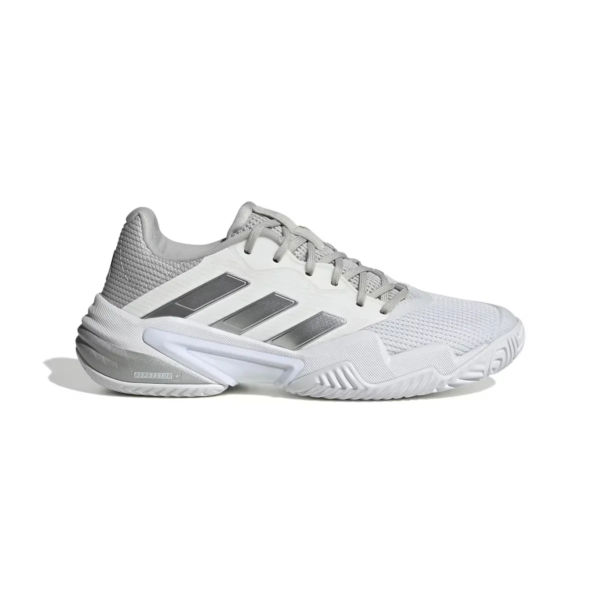Женские теннисные туфли Adidas Barricade, белый/серый
Женские теннисные туфли Adidas Barricade, белый/серый