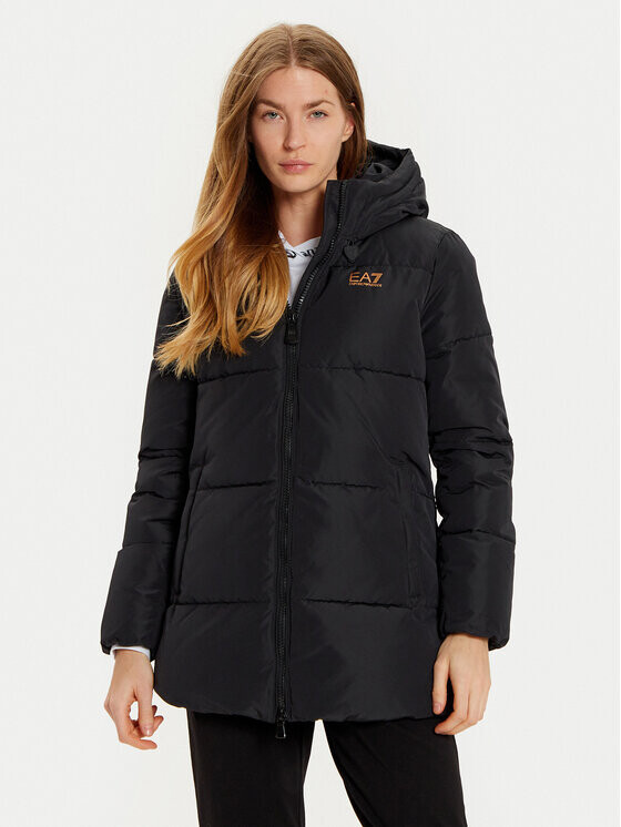 Пуховик стандартного кроя Ea7 Emporio Armani, черный
Пуховик стандартного кроя Ea7 Emporio Armani, черный