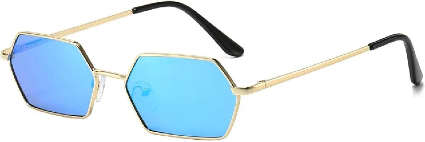 Солнцезащитные очки с защитой от УФ-излучения UV400 | Маленькая оправа с красным зеркальным покрытием | Для женщин и мужчин, для занятий спортом на открытом воздухе и вождения DSVIGF, Gold-bluemirror
Солнцезащитные очки с защитой от УФ-излучения UV400 | Маленькая оправа с красным зеркальным покрытием | Для женщин и мужчин, для занятий спортом на открытом воздухе и вождения DSVIGF, Gold-bluemirror