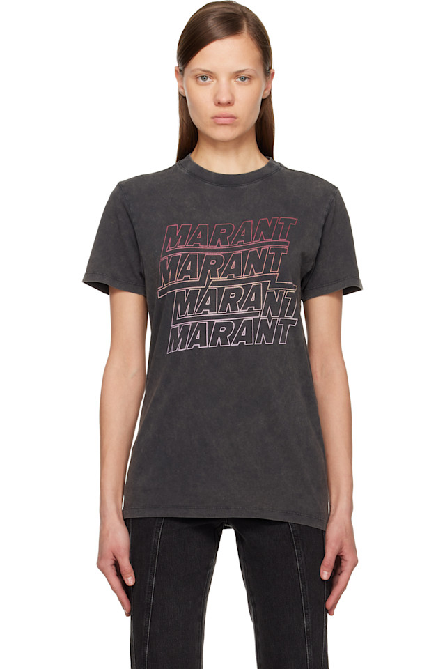 Isabel Marant Etoile Черная футболка Zoeline
Isabel Marant Etoile Черная футболка Zoeline