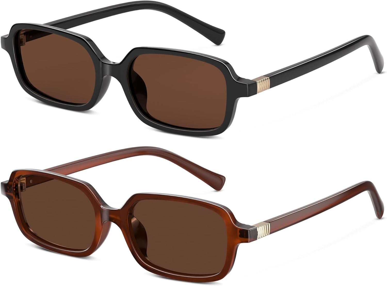 Ретро поляризованные солнцезащитные очки для женщин и мужчин - модные солнцезащитные очки с защитой от УФ-излучения, легкие, в винтажном стиле ELITERA, 01-2pack-black Frame Tea Lens+amber Frame Tea Lens
Ретро поляризованные солнцезащитные очки для женщин и мужчин - модные солнцезащитные очки с защитой от УФ-излучения, легкие, в винтажном стиле ELITERA, 01-2pack-black Frame Tea Lens+amber Frame Tea Lens