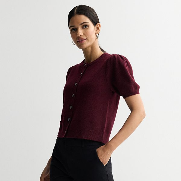 Женский кардиган с коротким рукавом Nine West, Maddie Plum
Женский кардиган с коротким рукавом Nine West, Maddie Plum