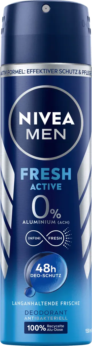 Деоспрей Фреш Актив 150мл NIVEA
Деоспрей Фреш Актив 150мл NIVEA