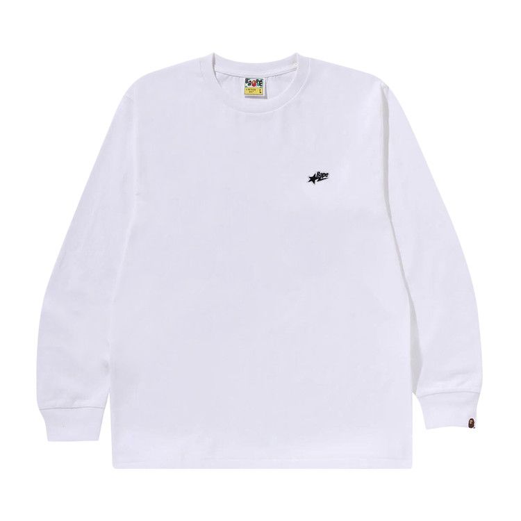 Футболка BAPE Sta One Point Long-Sleeve Tee, White
Футболка BAPE Sta One Point Long-Sleeve Tee, White