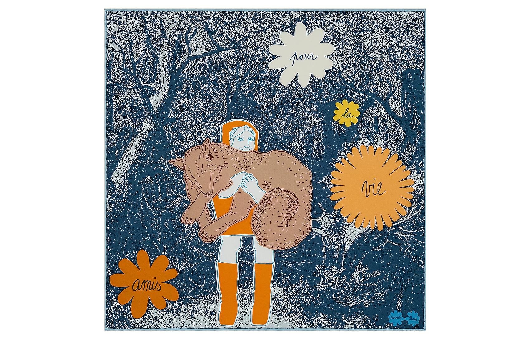 Шёлковый платок женский морской синий/оранжевый/светло-бежевый HERMES
Шёлковый платок женский морской синий/оранжевый/светло-бежевый HERMES