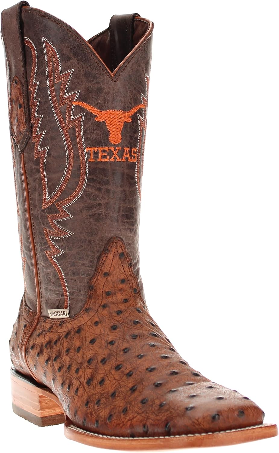 Мужские ковбойские сапоги Vaccari Cooper с квадратным носком из натуральной кожи с экзотическим принтом и вышивкой лиги NCAA, 8 Texas Longhorns
Мужские ковбойские сапоги Vaccari Cooper с квадратным носком из натуральной кожи с экзотическим принтом и вышивкой лиги NCAA, 8 Texas Longhorns