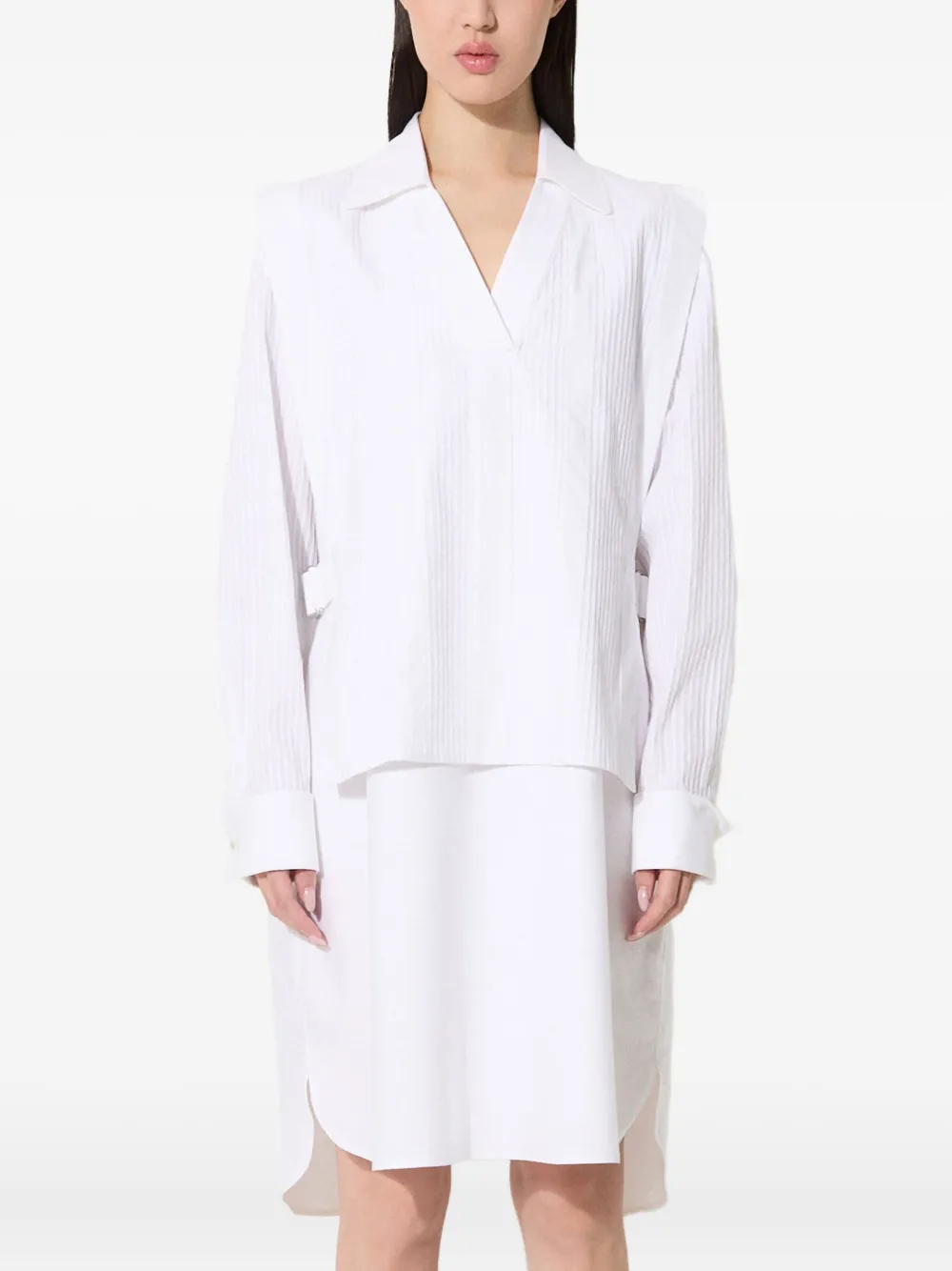 Миди-платье с V-образным вырезом Kenzo, белый
Миди-платье с V-образным вырезом Kenzo, белый