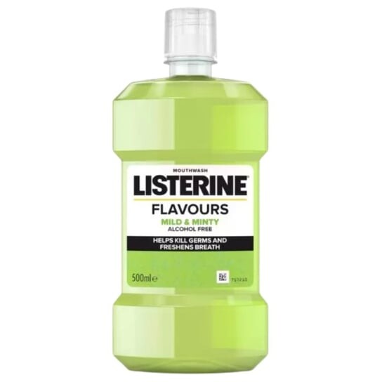 Жидкость для полоскания рта, 500 мл Listerine, Flavors Mild & Minty
Жидкость для полоскания рта, 500 мл Listerine, Flavors Mild & Minty