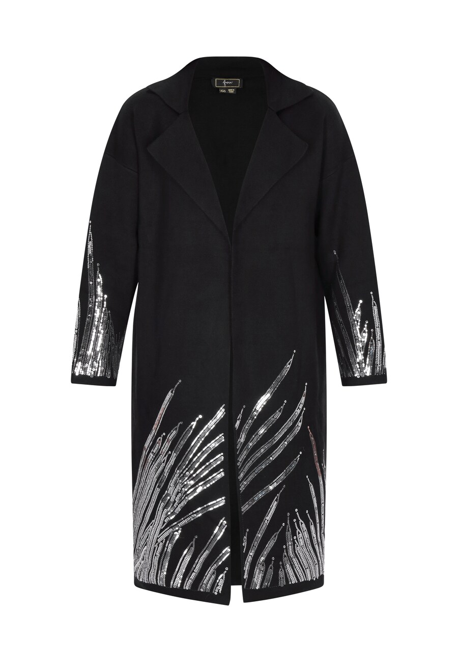 Вязаный кардиган faina, черный 
Вязаный кардиган faina, черный