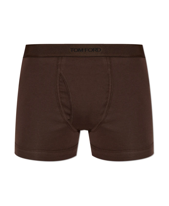 Боксерские шорты с логотипом Tom Ford, коричневый
Боксерские шорты с логотипом Tom Ford, коричневый