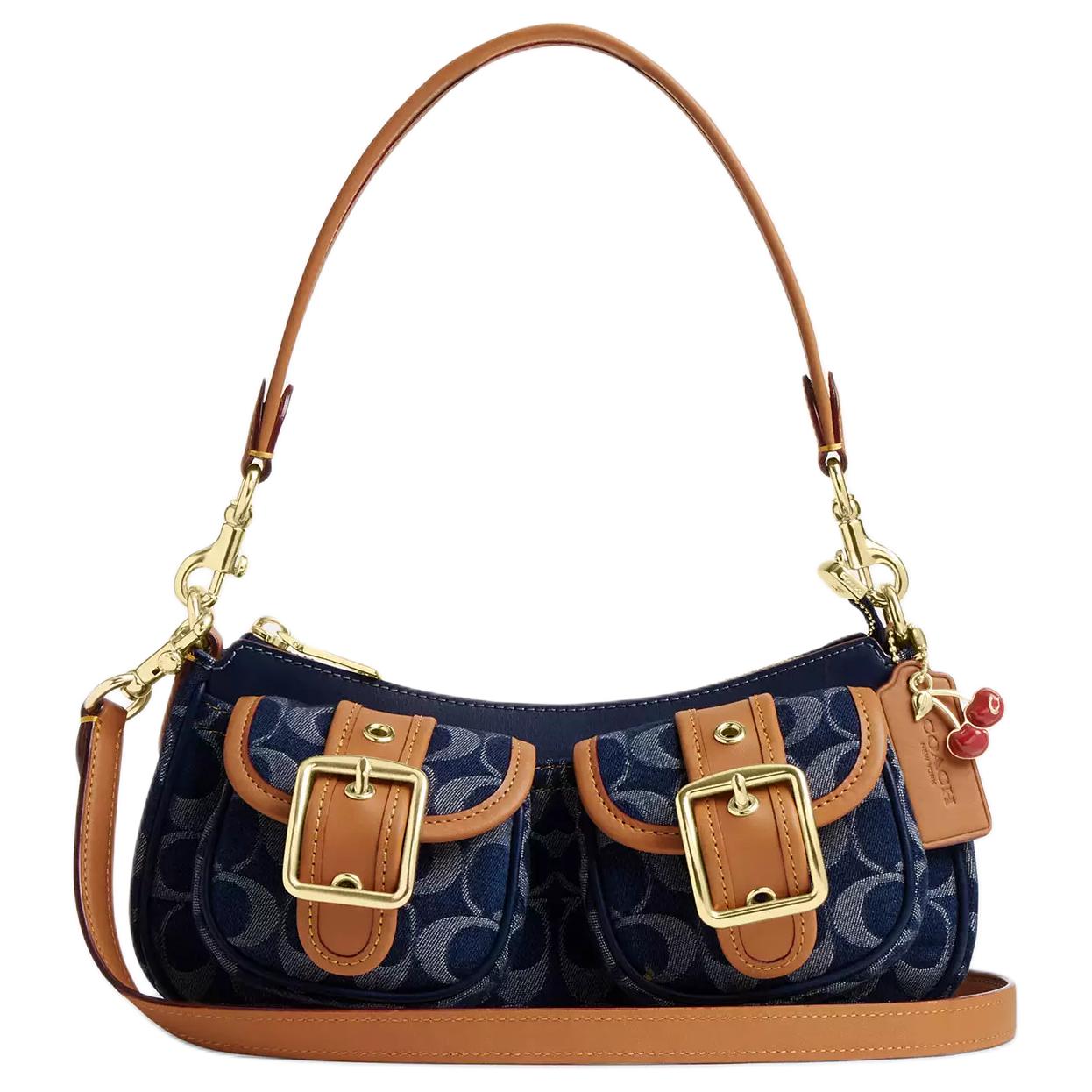 COACH Эштон Тканевая сумка кроссбоди через плечо обычная женская джинсовая синяя
COACH Эштон Тканевая сумка кроссбоди через плечо обычная женская джинсовая синяя