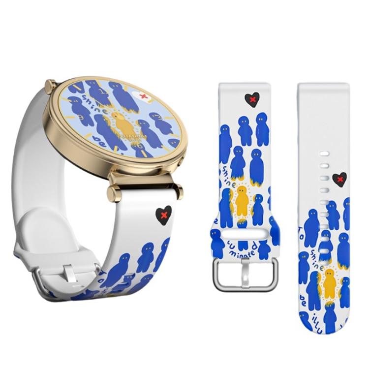 Ремешок Huawei Совместимость Силиконовый Материал IBOANN, The Lonely Brave - Белый 
Ремешок Huawei Совместимость Силиконовый Материал IBOANN, The Lonely Brave - Белый