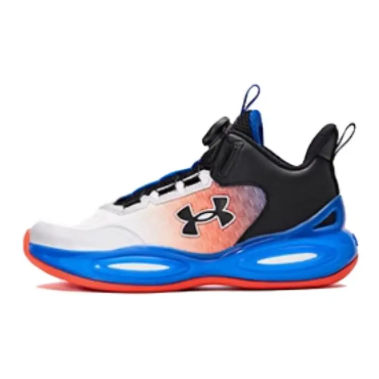 Детские баскетбольные кроссовки Kids Low-top White/Black Under Armour, белый/черный 
Детские баскетбольные кроссовки Kids Low-top White/Black Under Armour, белый/черный