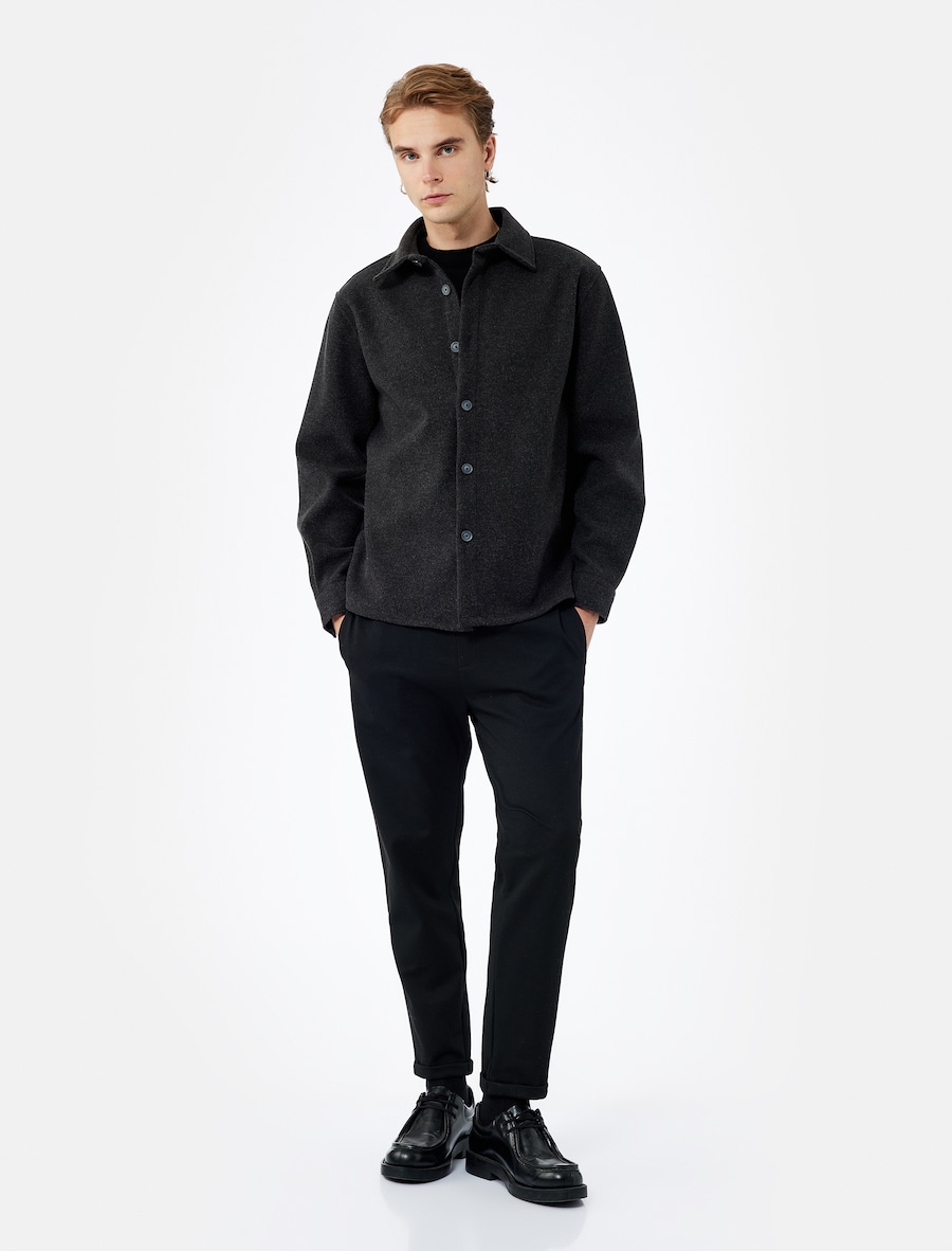 Обычные брюки Koton, черный
Обычные брюки Koton, черный