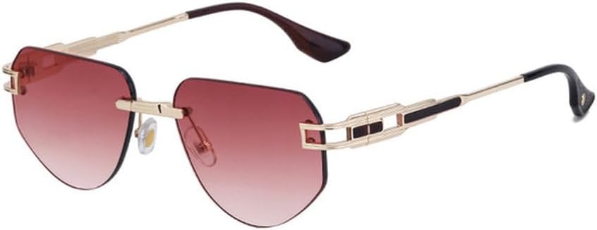 Модные овальные солнцезащитные очки для женщин и мужчин, винтажные, роскошные, без оправы, металлические, ретро, солнцезащитные очки с защитой от УФ-излучения UV400 SLCHJXS, Red
Модные овальные солнцезащитные очки для женщин и мужчин, винтажные, роскошные, без оправы, металлические, ретро, солнцезащитные очки с защитой от УФ-излучения UV400 SLCHJXS, Red