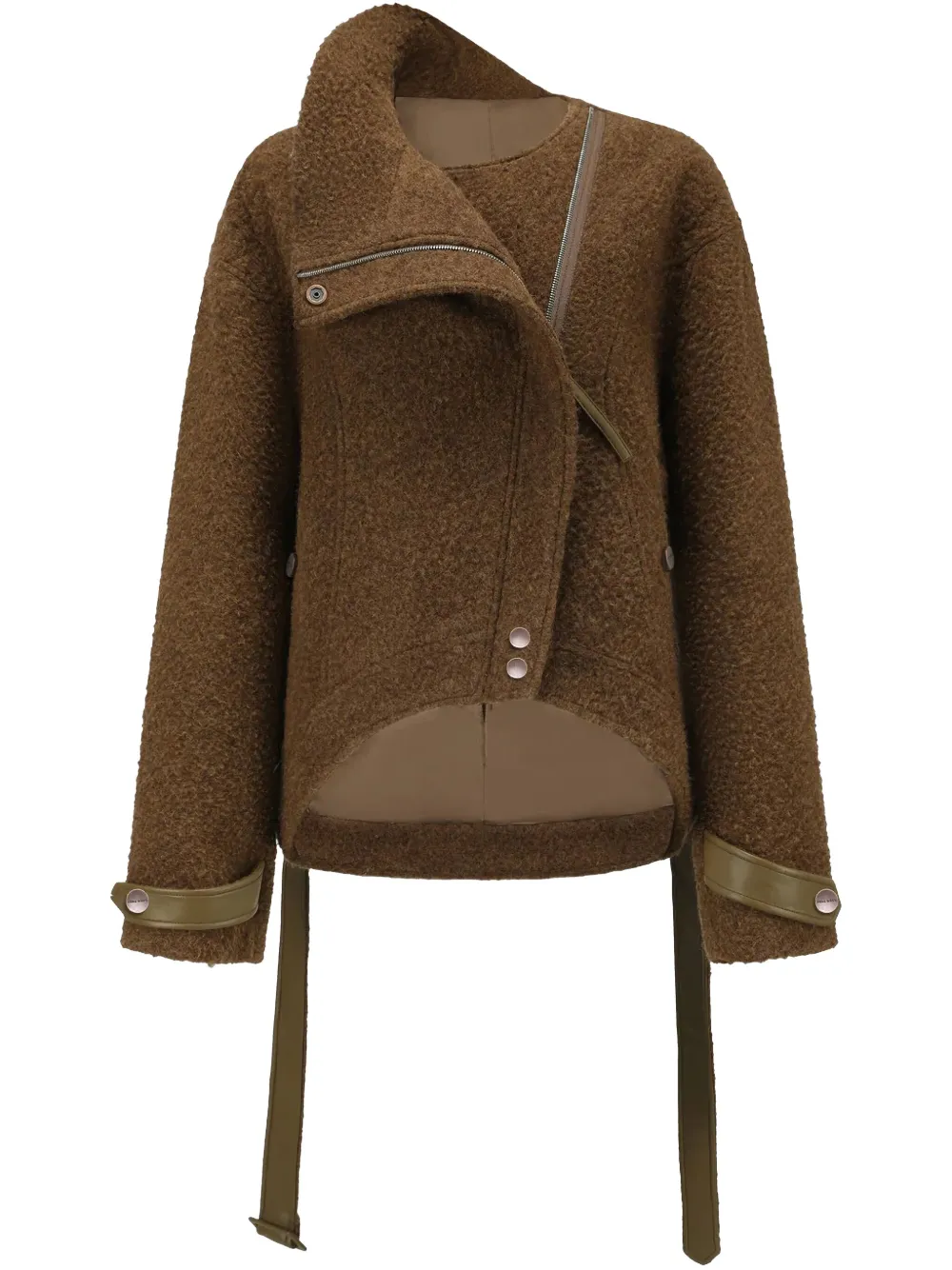 Куртка асимметричного кроя OUDE WAAG, коричневый
Куртка асимметричного кроя OUDE WAAG, коричневый