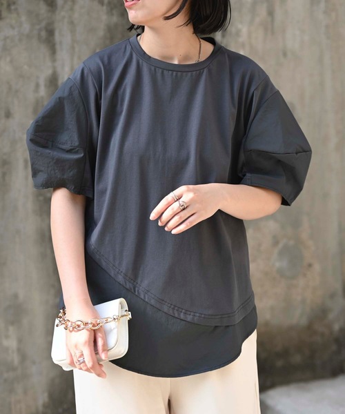 Топ с коротким рукавом, объемный крой &HALF, темно-серый
Топ с коротким рукавом, объемный крой &HALF, темно-серый