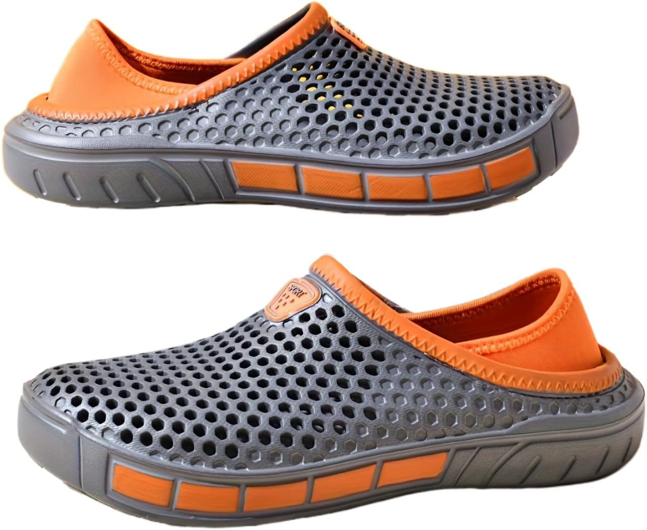 Мужские шлепанцы с EVA подошвой, с закрытым носком для работы, сада и дома, удобные для улицы и пляжа Hhhchpm, серый
Мужские шлепанцы с EVA подошвой, с закрытым носком для работы, сада и дома, удобные для улицы и пляжа Hhhchpm, серый