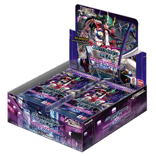 Карточная игра Battle Spirits Saga: Booster Box Inverted World Chronicle – Generational Link (Bss06) Bandai
Карточная игра Battle Spirits Saga: Booster Box Inverted World Chronicle – Generational Link (Bss06) Bandai