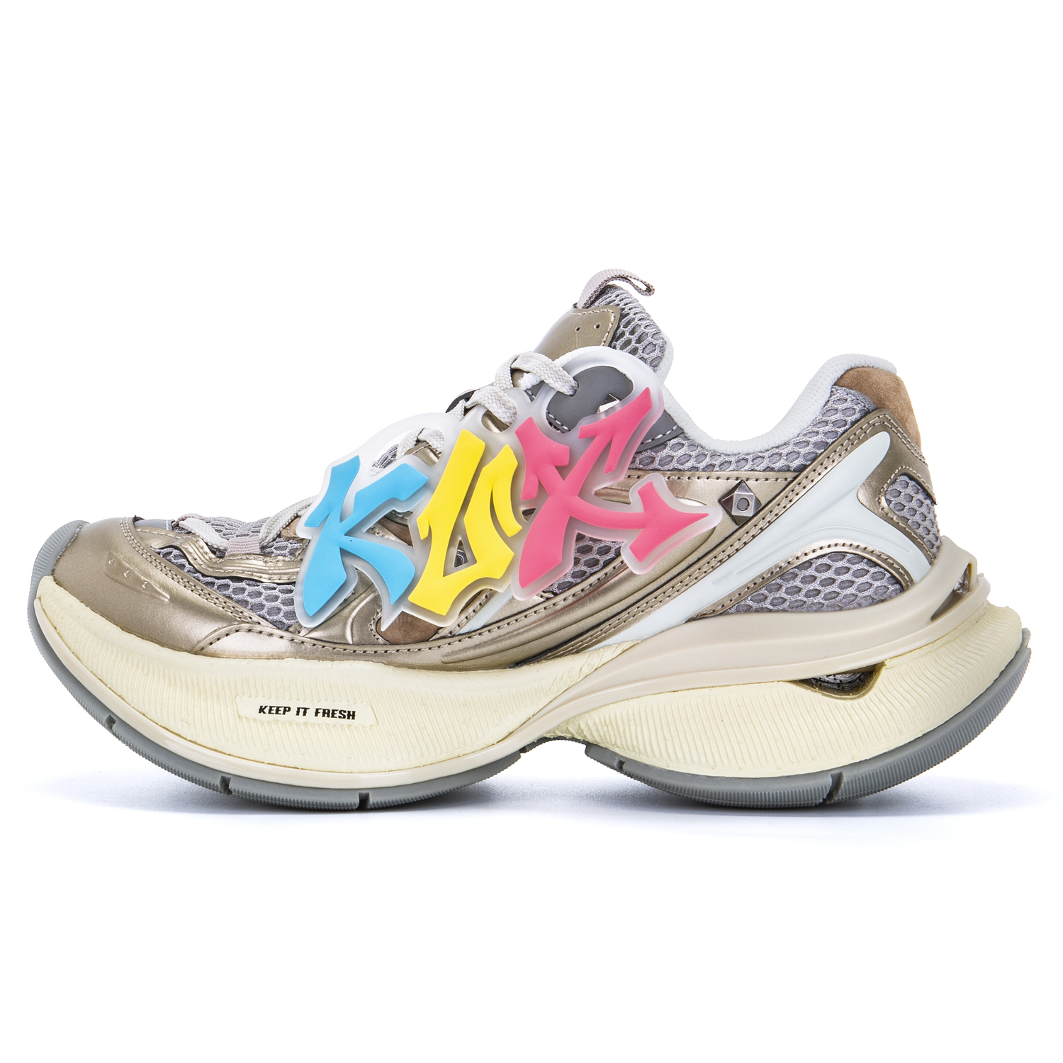 KUX Кроссовки унисекс низкие массивные с метеоритной амортизацией, устойчивые к истиранию, увеличивающие рост Comet Champagne, цвет Comet Champagne
KUX Кроссовки унисекс низкие массивные с метеоритной амортизацией, устойчивые к истиранию, увеличивающие рост Comet Champagne, цвет Comet Champagne