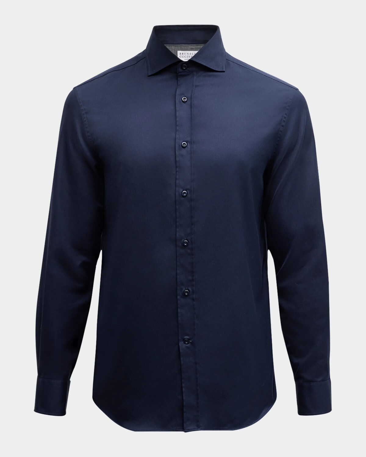 Мужская спортивная рубашка из хлопкового твила Brunello Cucinelli, темно-синий
Мужская спортивная рубашка из хлопкового твила Brunello Cucinelli, темно-синий