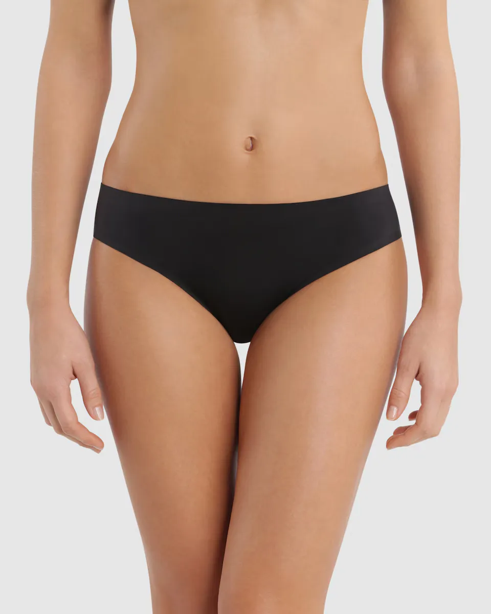 Классические невидимые бесшовные трусы Dim, чёрный 
Классические невидимые бесшовные трусы Dim, чёрный