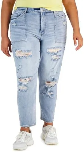 Джинсы Mom с потертостями Plus Size Tinseltown
Джинсы Mom с потертостями Plus Size Tinseltown