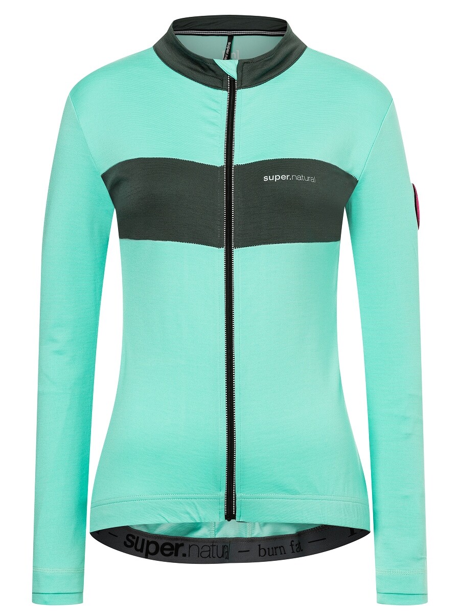 Лонгслив super.natural Merino Fahrradtrikot, цвет mintgrün
Лонгслив super.natural Merino Fahrradtrikot, цвет mintgrün