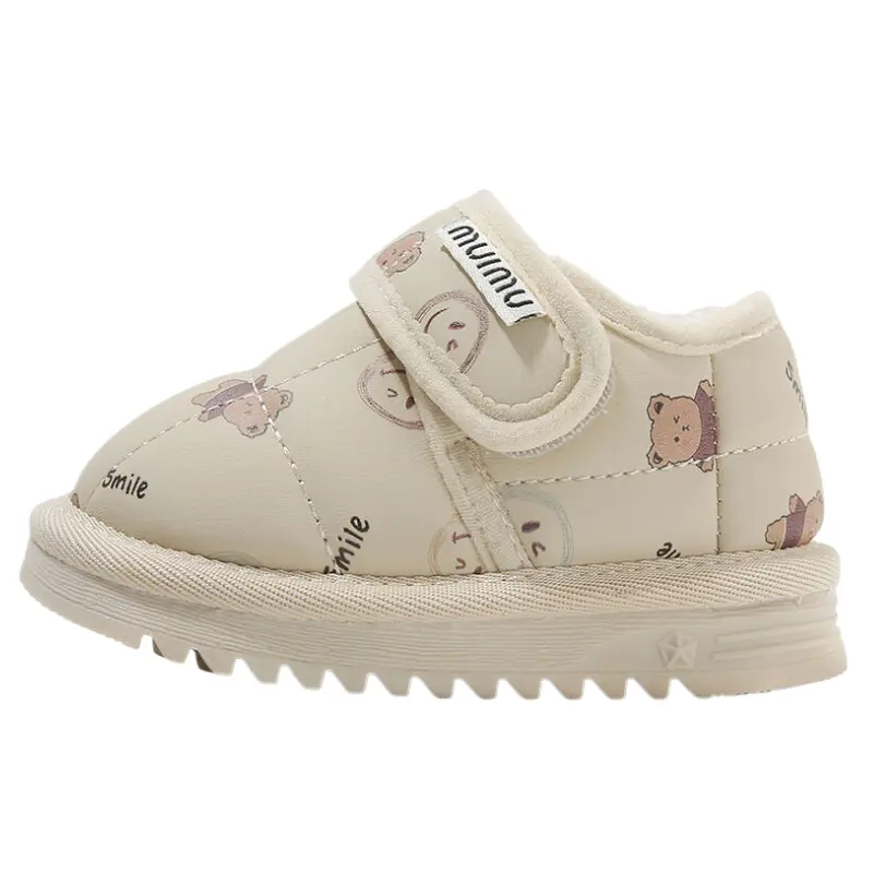 Нескользящие теплые детские туфли для младенцев и малышей MAIBUXIONG, бежевый
Нескользящие теплые детские туфли для младенцев и малышей MAIBUXIONG, бежевый