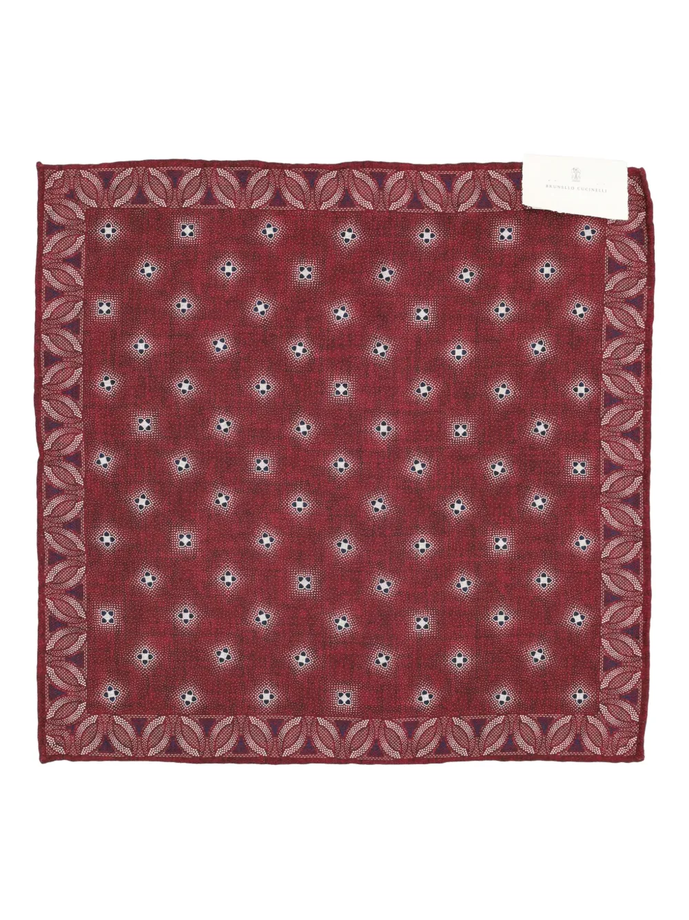 Платок с геометрическим принтом Brunello Cucinelli, красный
Платок с геометрическим принтом Brunello Cucinelli, красный