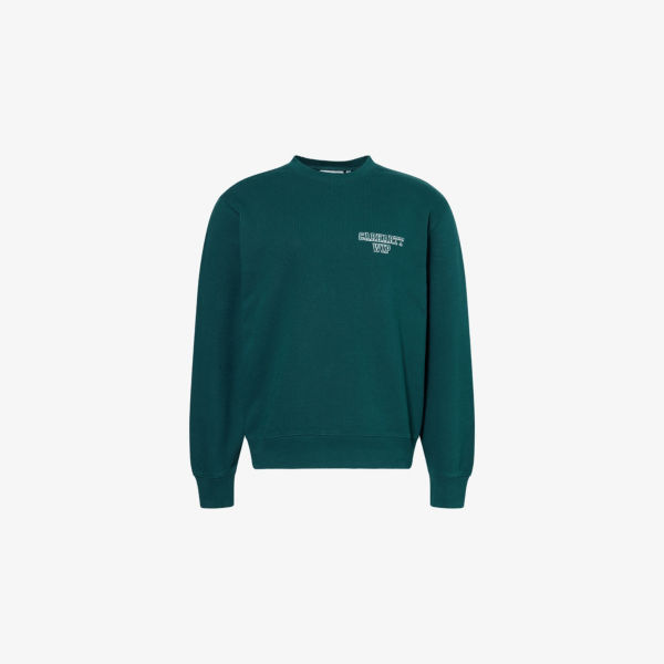Свитшот Alumni Carhartt Wip из хлопкового джерси с вышивкой бренда, зеленый
Свитшот Alumni Carhartt Wip из хлопкового джерси с вышивкой бренда, зеленый