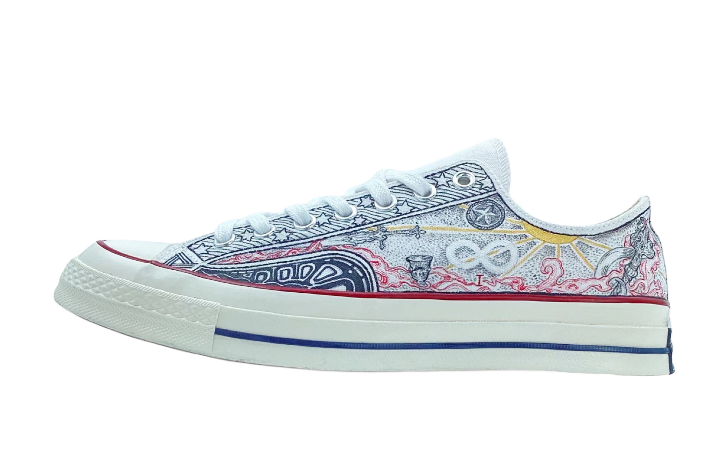 Converse Chuck 70 Abrasion Resistant Low top Canvas Shoes Men's White
Converse Chuck 70 Abrasion Resistant Low top Canvas Shoes Men's White