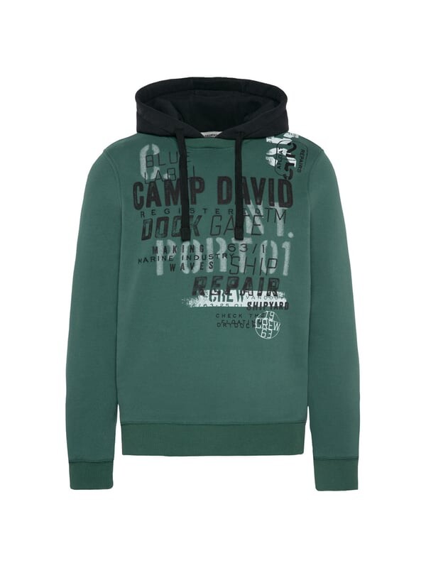 Толстовка с капюшоном Camp David, зеленый
Толстовка с капюшоном Camp David, зеленый