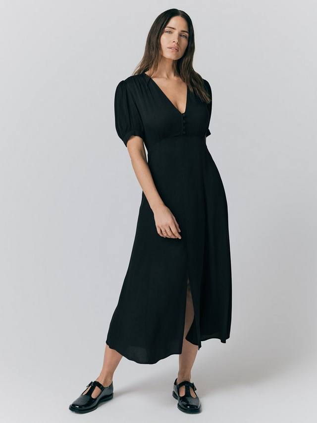 Платье с пышными рукавами от лидии Ghost, черный
Платье с пышными рукавами от лидии Ghost, черный