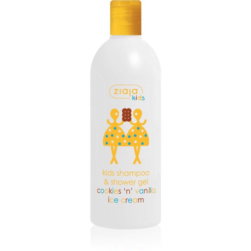Ziaja Maziajki Шампунь + жидкость для мытья посуды Cookies 'n' Vanilla Ice Cream с ароматом печенья и ванили с 3 лет Печенье и ваниль 400 мл 
Ziaja Maziajki Шампунь + жидкость для мытья посуды Cookies 'n' Vanilla Ice Cream с ароматом печенья и ванили с 3 лет Печенье и ваниль 400 мл