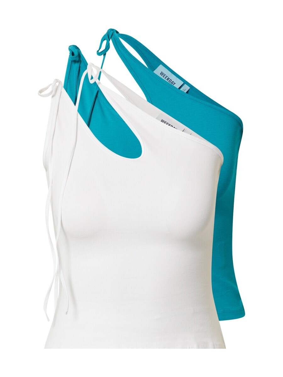 Топ Weekday MICHELLE, голубой синий/белый
Топ Weekday MICHELLE, голубой синий/белый