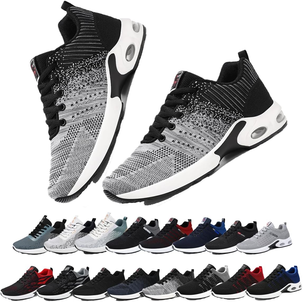 Мужские кроссовки Air с амортизацией для бега, белые с сеткой, ортопедические кроссовки, противоскользящие для активного отдыха на улице Generic
Мужские кроссовки Air с амортизацией для бега, белые с сеткой, ортопедические кроссовки, противоскользящие для активного отдыха на улице Generic