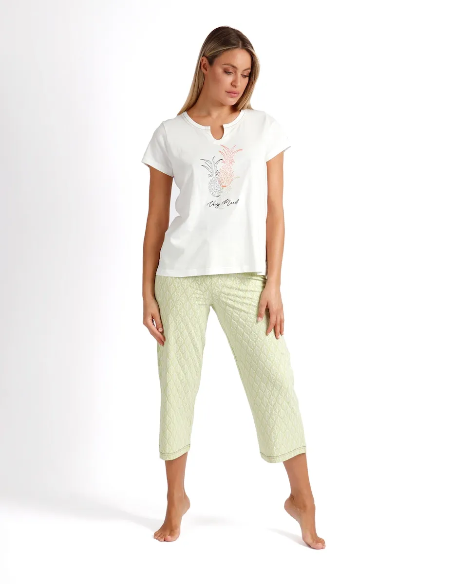 Женская пижама короткая трикотажная Admas, зеленый
Женская пижама короткая трикотажная Admas, зеленый