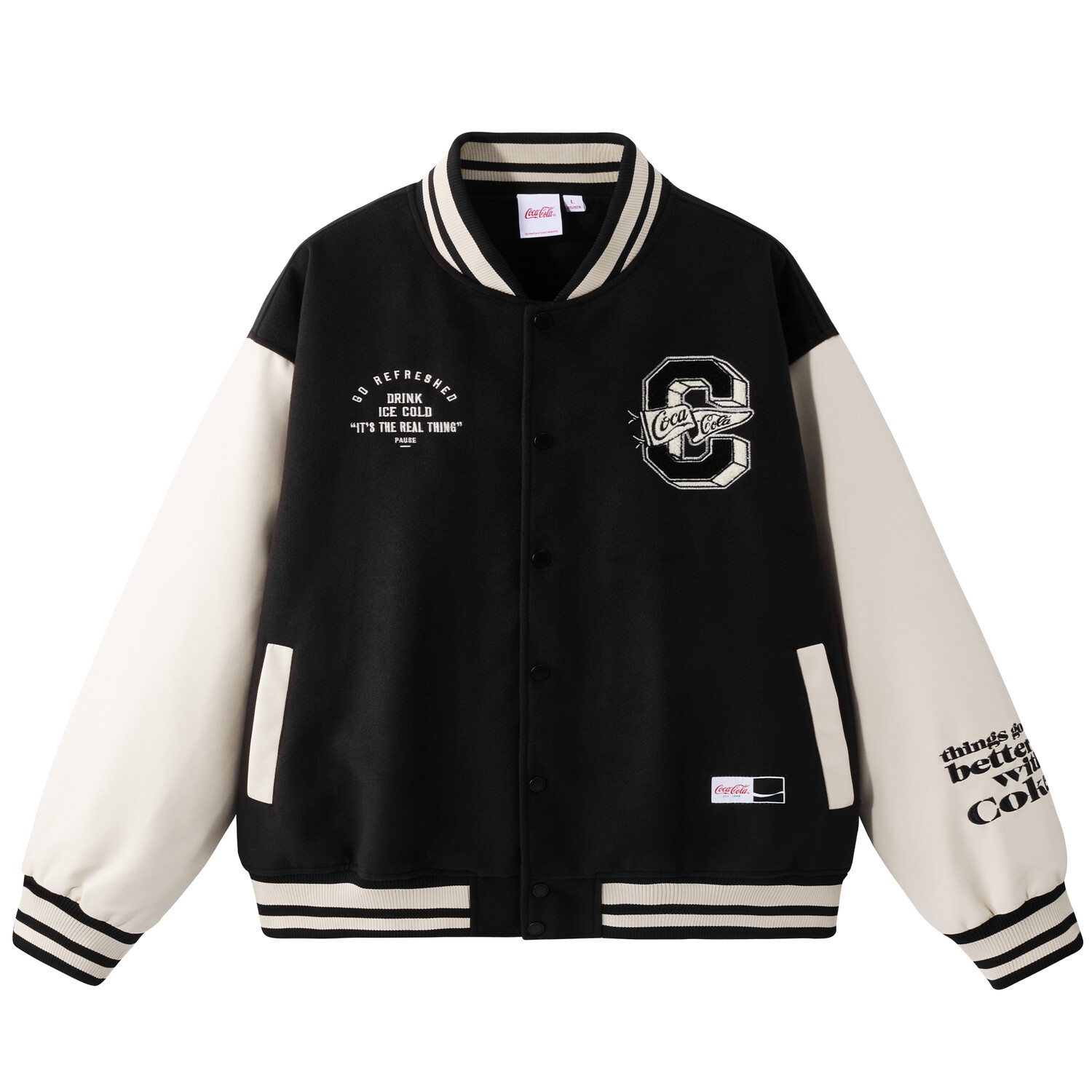 Бейсбольная куртка унисекс Coca-Cola, Кола Ред
Бейсбольная куртка унисекс Coca-Cola, Кола Ред