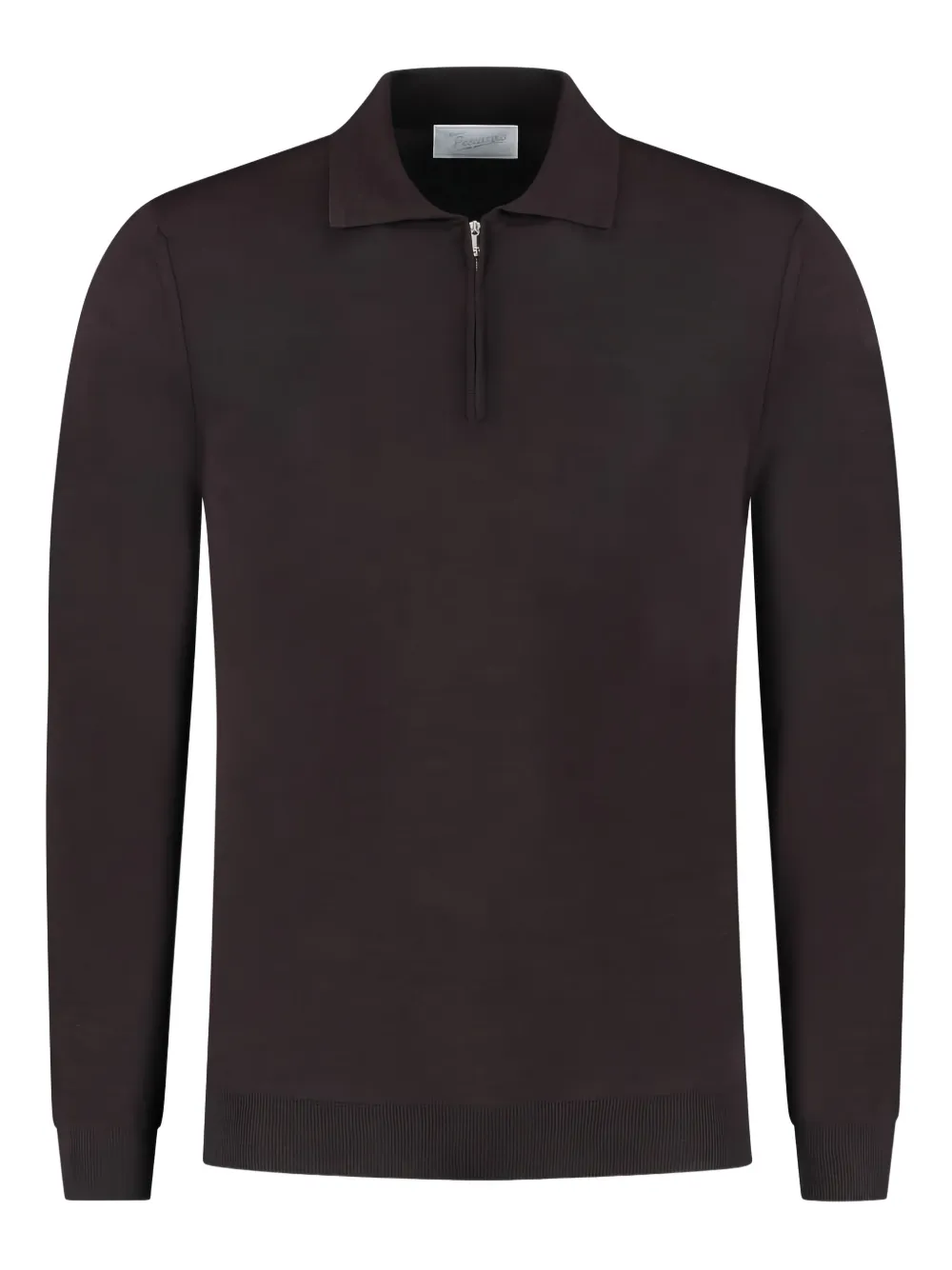 Свитер-поло с воротником на половину молнии Marco Pescarolo, черный
Свитер-поло с воротником на половину молнии Marco Pescarolo, черный