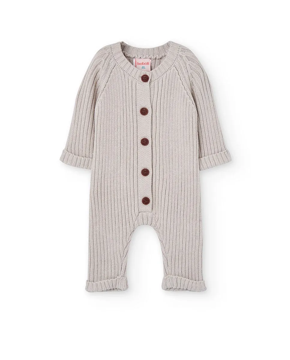 Комбинезон для младенца с длинными рукавами и застежкой спереди Boboli, светло-бежевый
Комбинезон для младенца с длинными рукавами и застежкой спереди Boboli, светло-бежевый
