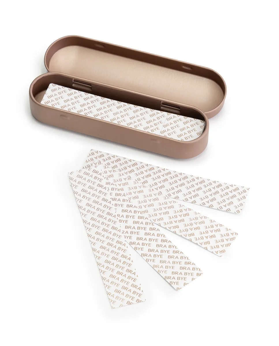 Упаковка из 30 прозрачных наклеек для груди с двусторонним клеем Bye Bra, бежевый
Упаковка из 30 прозрачных наклеек для груди с двусторонним клеем Bye Bra, бежевый
