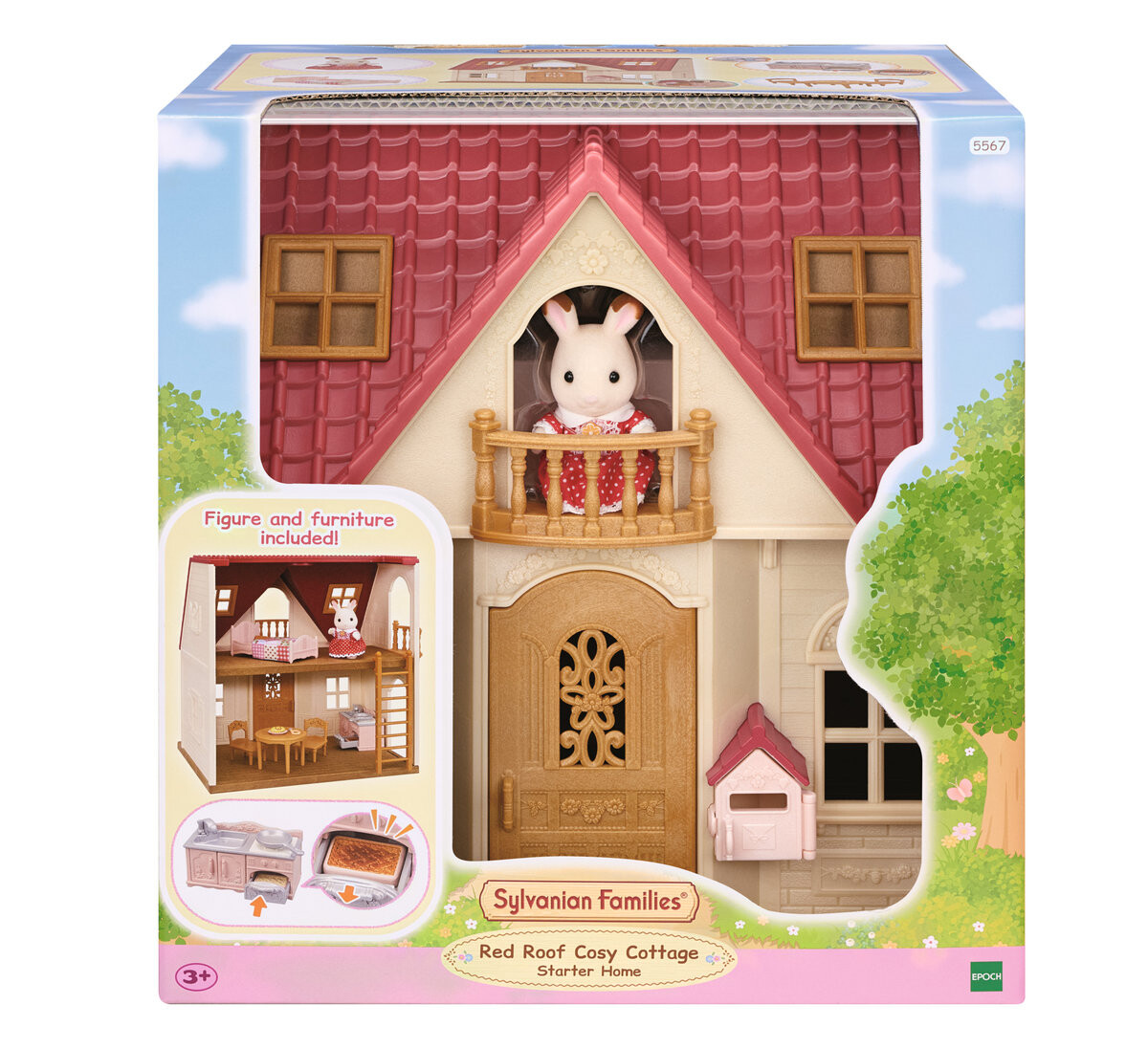 Sylvanian Families, Уютный фермерский дом с красной крышей, 5567
Sylvanian Families, Уютный фермерский дом с красной крышей, 5567