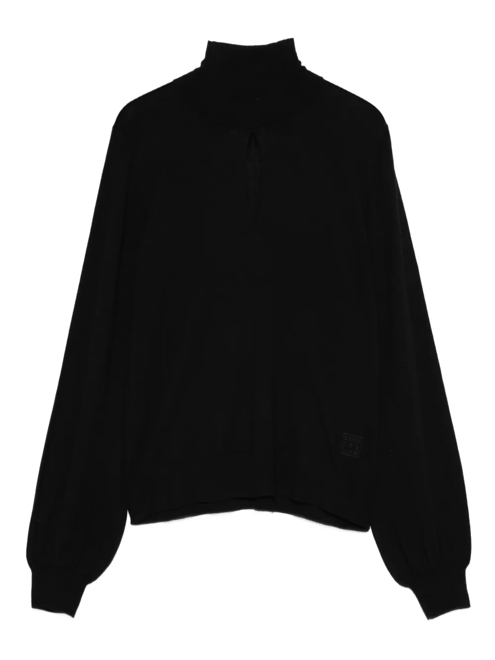 Шерстяной свитер с рукавами-буфами Semicouture, черный
Шерстяной свитер с рукавами-буфами Semicouture, черный