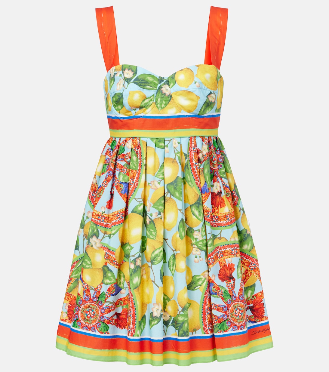 Мини-платье из хлопка с принтом Dolce&Gabbana, разноцветный
Мини-платье из хлопка с принтом Dolce&Gabbana, разноцветный