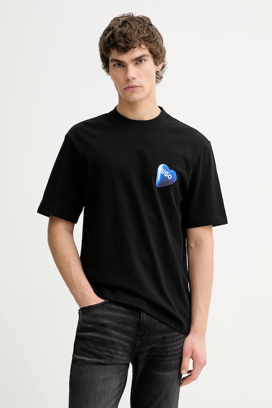 Футболка HUGO Blue bawełniany nalentinio, черный
Футболка HUGO Blue bawełniany nalentinio, черный