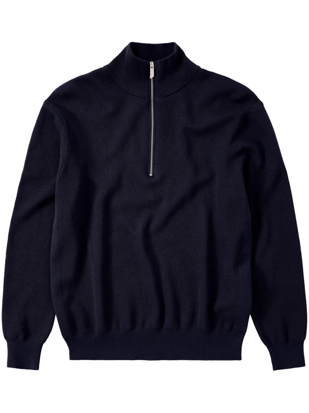Джемпер в рубчик с воротником на молнии Closed, синий
Джемпер в рубчик с воротником на молнии Closed, синий