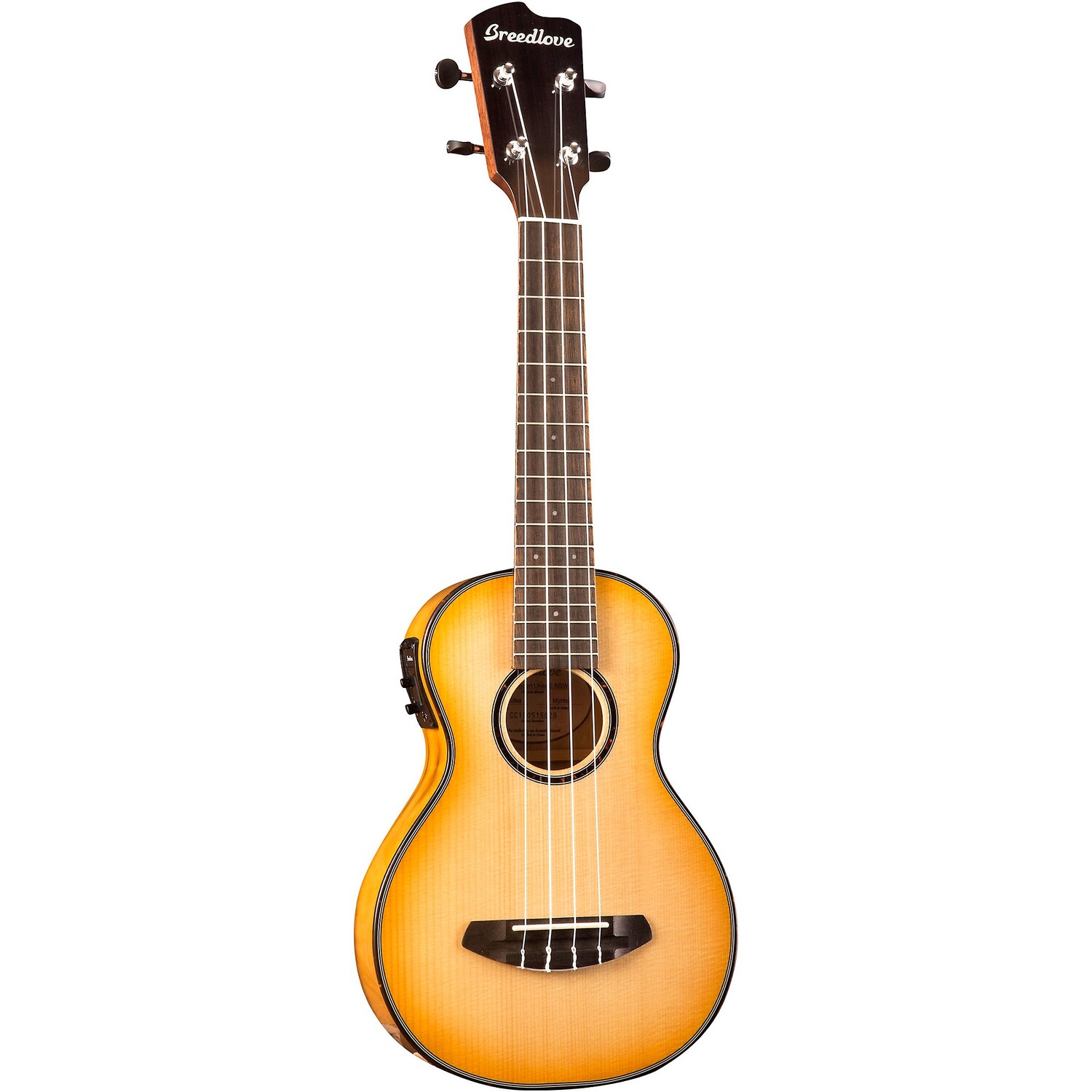 Breedlove Luau E Sitka-Myrtlewood Concert Акустическая-электрическая гавайская гитара Sunburst
Breedlove Luau E Sitka-Myrtlewood Concert Акустическая-электрическая гавайская гитара Sunburst